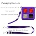 Upgraded Silicone Case with Shoulder Strap for Yoto Mini Adventure Jacket Yoto Accessories Protective Silicone Cover with Wrist Lanyard, Grape Purple