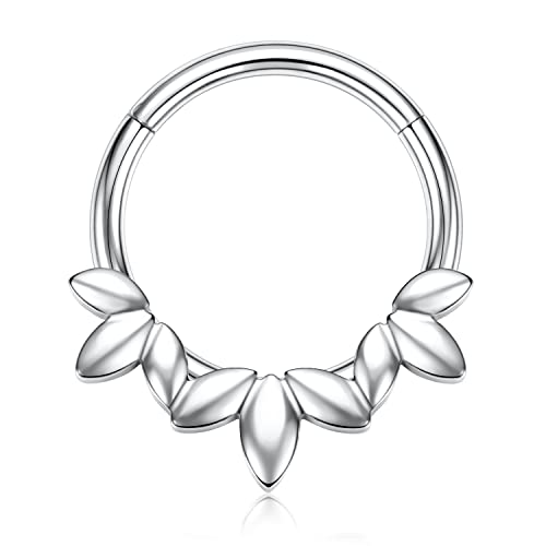 Boucles d'oreilles hélix anti irritation en acier chirurgical 16g