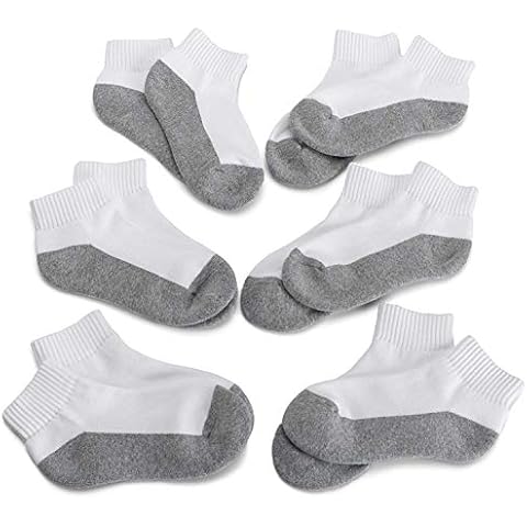 Jefferies Socks Big Boys' Seamless-Toe Quarter Athletic Socks (Pack of 6) Cover