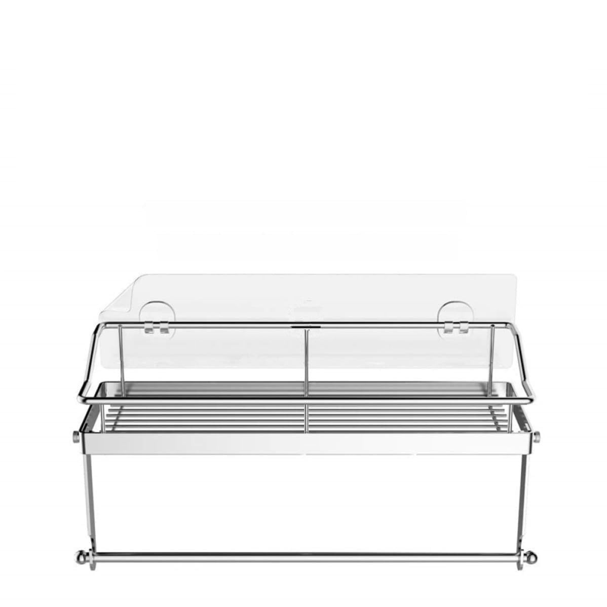 Portarrollos de papel autoadhesivo para cocina, soporte de pared de acero inoxidable