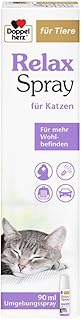 Doppelherz Relax Spray für Katzen - Umgebungsspray für mehr Wohlbefinden - geruchsneutral - 90 ml