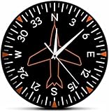 🕘 Leicht lesbar, Wanduhr mit großen, fettgedruckten Zahlen ist gut lesbar und in vielen Ecken des Raums gut sichtbar.