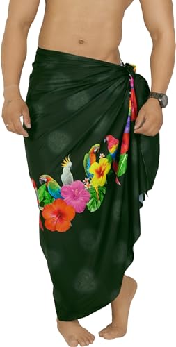 LA LEELA Men's SarongBeach Cover Up Wrap Swim