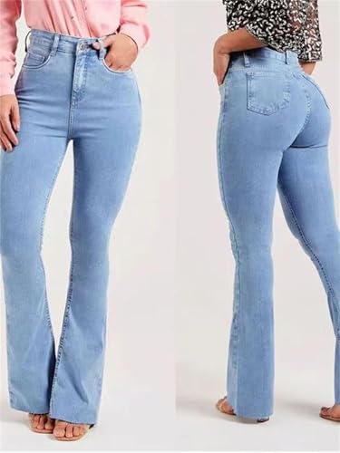 Women's Stretch Jeans Butt Lifting Skinny Blue Denim Pants Leggings Cowboy Tight Pants4