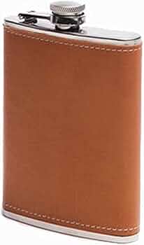 Amazon.co.jp: スキットル チタン ヒップフラスコ携帯用和風携帯用革