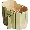 Foldable Bathtub for Adult Large Foldable Collapsible tub Portable Bathtub for Bathroom Folding SPA Tub for Shower Stall, Ideal for Small Spaces - Quick, Effortless Folding Bathtubs Green