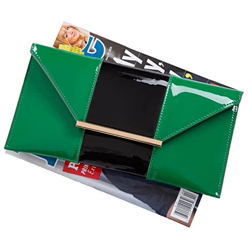 Image of JNB Faux Patent Leather Envelope Candy Clutch