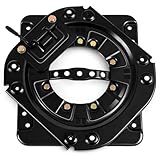 Woanger Swivel Car Seat Base 360° Rotating Heavy-duty Swivel Base 3.0mm Steel Plate & 286.6 Lbs Load Capacity Universal Seat Mount for Rv Van Camper Truck Bus Commercial Vehicle