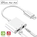 Produktbild Headphones Adapter Earphones Adapter to 3.5mm Jack Aux Adapter for Headsets Accessories Connector Cable Adaptor-White