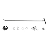 Dent Removal Rod Kit, 20 Pcs Portable Paintless Dent Removal Rods with Awl Head, Professional Car Auto Body Paintless Dent Repair Tools for Hail Damage, Door Dings and Car Dents