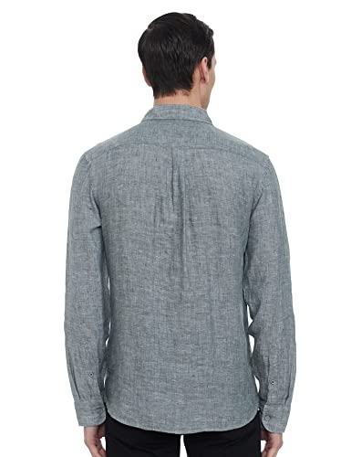 Image of Marks & Spencer Mens Solid Polyester Blend Collared Neck Regular Fit Easy Iron Shirt (Pack of 2)