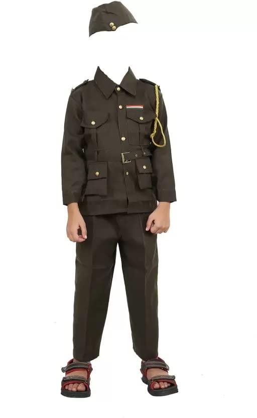 Buy AIS Kids Subhash Chandra Bose Costume Freedom Fighter & National Hero Dress