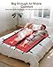 Full Body Red Light Therapy Mat - Serzase Upgraded Dual Wavelength 660nm+850nm Infrared LED Blanket with 2704 LED for Pain Relief, Muscle Recovery & Skin Health at Home (74.8x35.4in)