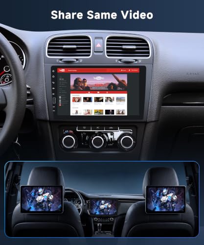 Image of Single Din Car Stereo with AM /FM /RDS Radio Backup Camera, Sellrich 9 inch IPS Touch Screen Single Din Radio Support Wireless Carplay Android Auto Bluetooth Mirror Link YouTube Online Video USB Port