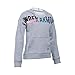 Under Armour Girls' Favorite Fleece Hoodie, True Gray Heather/Black, Youth Large