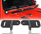 u-Box JL Wrangler Cowl Light Mount A Pillar Pod Light Holder Brackets Compatible with Jeep Wrangler JL & Gladiator JT 2018 2019 2020 2021 2022 2023 2024 2025 - Pair