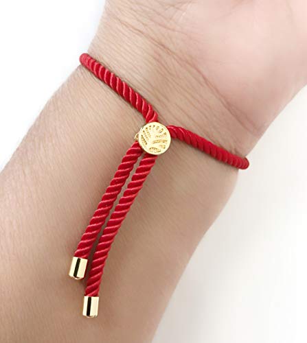 Red String Minimalist Evil Eye Adjustable Bolo Bracelet For Women #TOP2