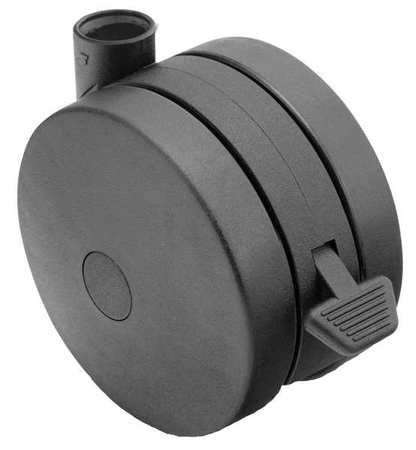 Open Twin Wheel Swivel Cstr, Nylon, 125 lb