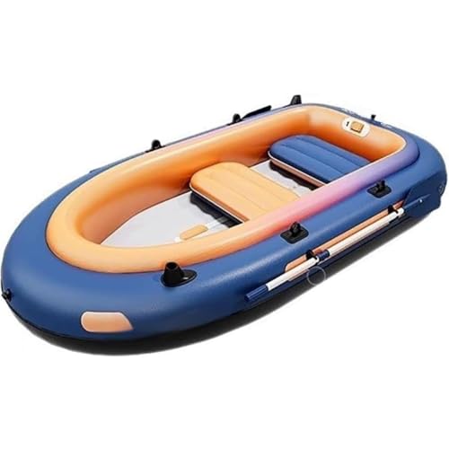 インフレータブルカヤックゴムボートフィッシングボートArcticDeer空気入れ持ち運びに便利海釣り漂流防災避難用 (245*126*35cm)
