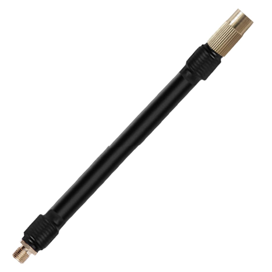 20cm Tubo Prolunga di Gomma Flessibile della Pompa di Gonfiaggio, Compatibile con Xiaomi Compressore Digitale Portatile, Universale Tubo di Estensione per Pneumatici Auto Bicicletta