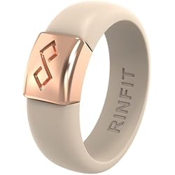 Rinfit MetalInfinity Silicone Ring with Metal Plate