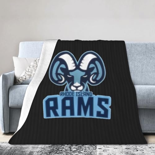 Uri University of Rhode Island Rams Ultra-Soft Micro Fleece Blanket Soft Comfortable Flannel Blanket Available for Bed Couch Living Room