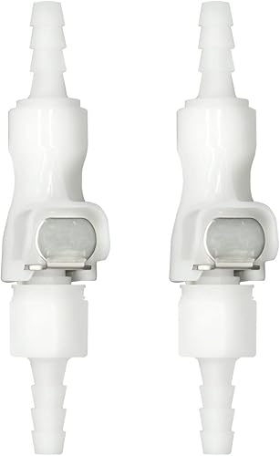 Miniatura 15 de 2 tubos de plástico de 1/8 pulgadas, 3/16 pulgadas, 1/4 pulgadas, 1/8 pulgadas, manguera de plástico en línea, conector rápido, manguera