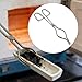 APLVFFZH Crucible Tongs,Furnace Tongs Stainless Steel Metalworking Tool Melting Plier Holder for Handling Pouring Industry, 19cm
