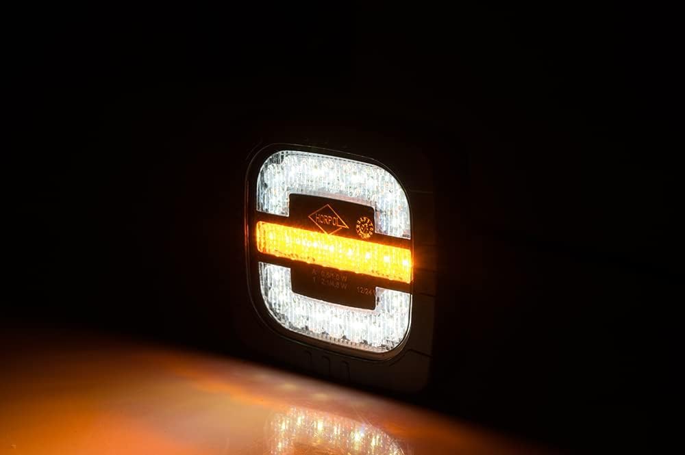 2x LED Blink-Positionsleuchte vorne 12V 24V E9 für LKW PKW Anhänger Traktor Bagger