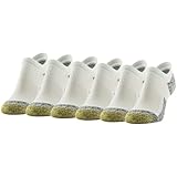GOLDTOE Women's Rebound Cushion So Low Socks, 6-Pairs, White, Shoe Size: 6-9
