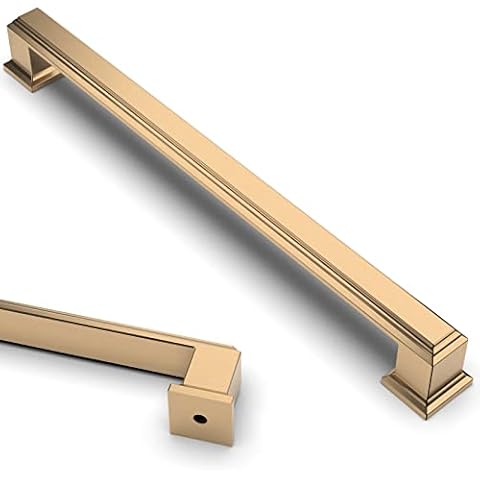 9BUILD 10 Pack Champagne Bronze Cabinet Pulls Cover