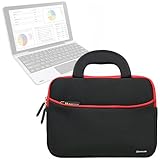 Evecase RCA 10 Viking Pro Tablet Ultra Portable Travel Carrying Neoprene Sleeve Case Bag with Handle & Accessory Pocket - Blue