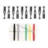 SOLUSTRE 10 Stück Teiliges Regenschirm Ersatzteile Metall Faltschirm Endkappen Tropfenreduzierend Strapazierfähig Silberner Schirmknochen Schutz Für Büro Und Zuhause