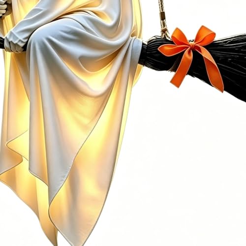 Fantôme lumineux pour Halloween télécommandé éliminant les décors fixes extérieurs