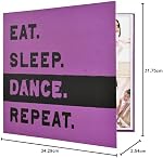 MCS, Purple MBI 13,5x12.5 Inch Dance Sports Scrapbook Album avec 12x12 Pages de pouce (860169)