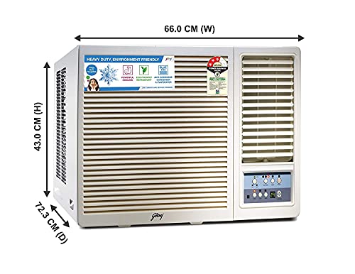 Image of Godrej 2 Ton 3 Star Window AC (Copper AC 2T GWC 24UTC3-WSA Window 3S White)