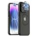 Produktbild FLOVEME für iPhone 14 Pro Hülle [5 in 1] Handyhülle iPhone 14 Pro Case [Militärischer Schutz] [Kompatibel mit Magsafe] [Kratzfeste] mit 2 Schutzfolie, 1 Kameraschutz, 1 Magnetring - Matte Schwarz
