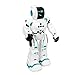 Xtrem Bots Robbie, robótica niños, Robot con Sensor de Movimiento y Control Remoto programable. Juguete Robots Inteligente, Color Blanco/Azul (XT380831)