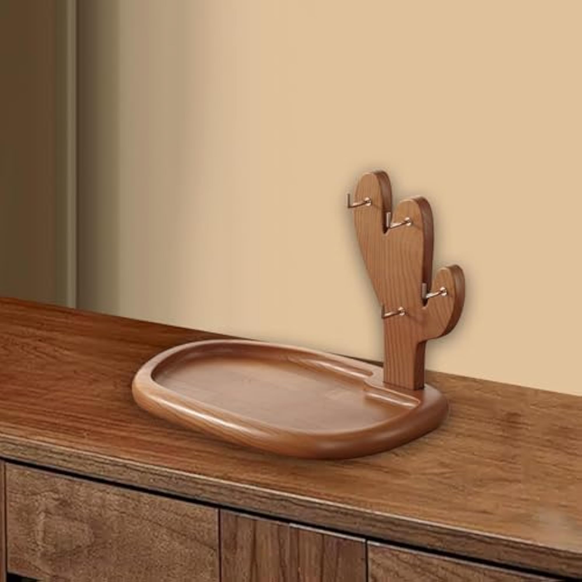 Key Holder for Entryway Table Jewelry Organizer Stand