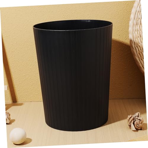 Caneca de Basura Rectangular de Plástico Negro miniatura 6