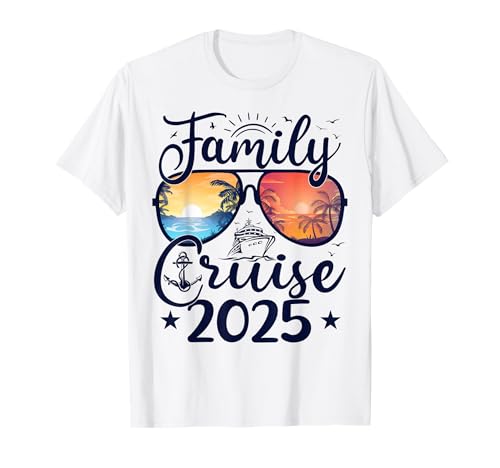 Family Cruise 2025 Summer Vacation Matching Family Cruise T-Shirt
