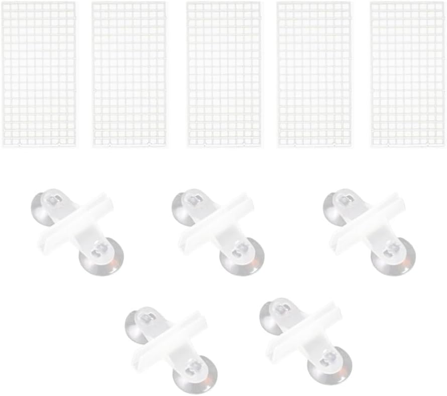 10pcs Fish Tank Segregation Plate Isolation Board with Clips for Fish Separation and Enhanced Survival Rate Aquariums