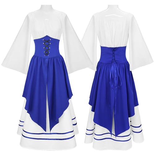 Tenue de cour élégante style Renaissance avec corset ajustable