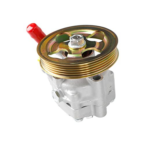 Areyourshop Power Steering Pump 34430FE040 Fit for Subaru Impreza WRX STI 2002-2007 w/Pulley