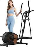 Crosstrainer Für Zuhause, Aeriflo S100C Magnetischer Ellipsentrainer Mit Bluetooth & App, 16 Widerstandsstufen, LCD-Display & Transportrollen, Ultraleiser Crosstrainer Für Cardio-Training