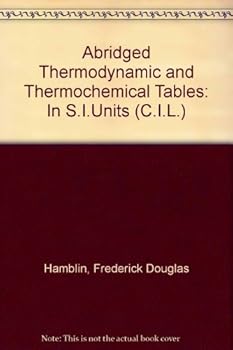 Hardcover Abridged Thermodynamic and Thermochemical Book