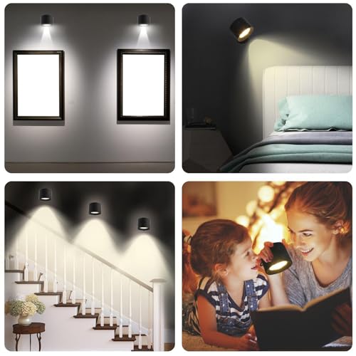 Aplique de pared LED RGB a pilas sin cables para zonas oscuras 5