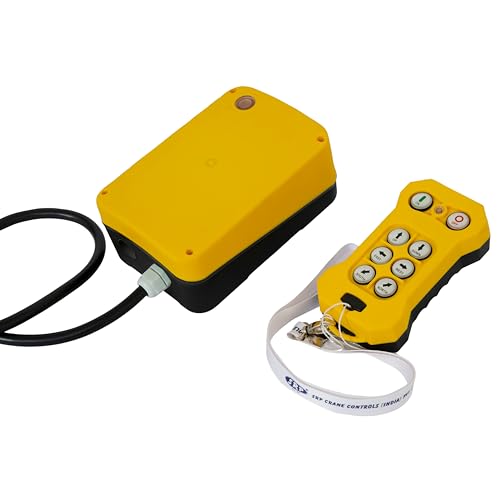 Image of SRP 6-Button Wireless Remote Control for Crane & Hoist | Single Speed | Electric Lifts & Hoists | ROBUSTRONIC Series | 220V AC