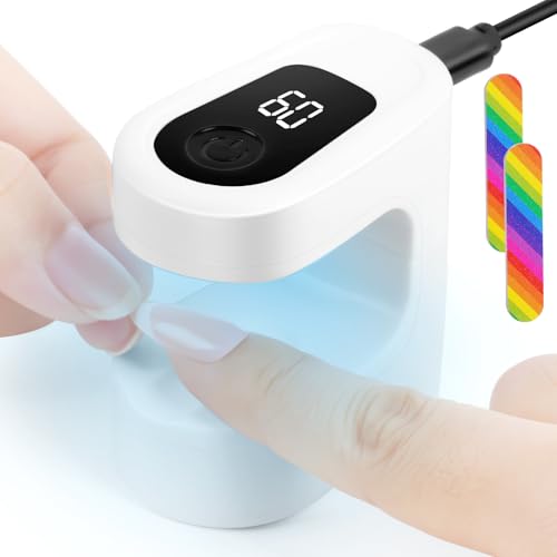 Alaoo Lampe UV Ongles Gel, Lampe UV Sèche Ongles avec 2 limes à ongle, lampes UV avec Capteur Automatique Écran LCD, Lampes à Ongle Professionnel, Pour...