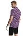 MSCPZH Halloween Golf Shirts for Men Funny Golf Polo Shirts Halloween Polos for Men Polo Shirts